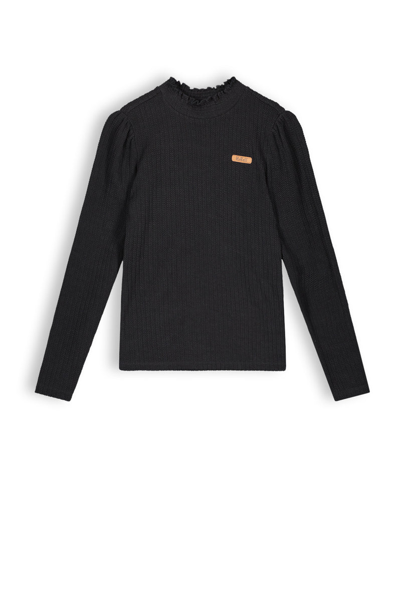 NoBell Kobus girls cable jersey tshirt l/sl
