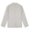 Meisjes Belia Girls Pinstripe Blazer Silver Grey van NoBell in de kleur Silver Gray in maat 170-176.