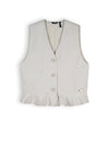 Meisjes Timy Girls Fancy Pinstripe Gilette Silver Grey van NoBell in de kleur Silver Gray in maat 170-176.