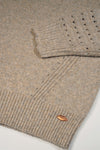 Meisjes Kamile Girls Knitted Soft Sweater van NoBell in de kleur Champagne in maat 170-176.