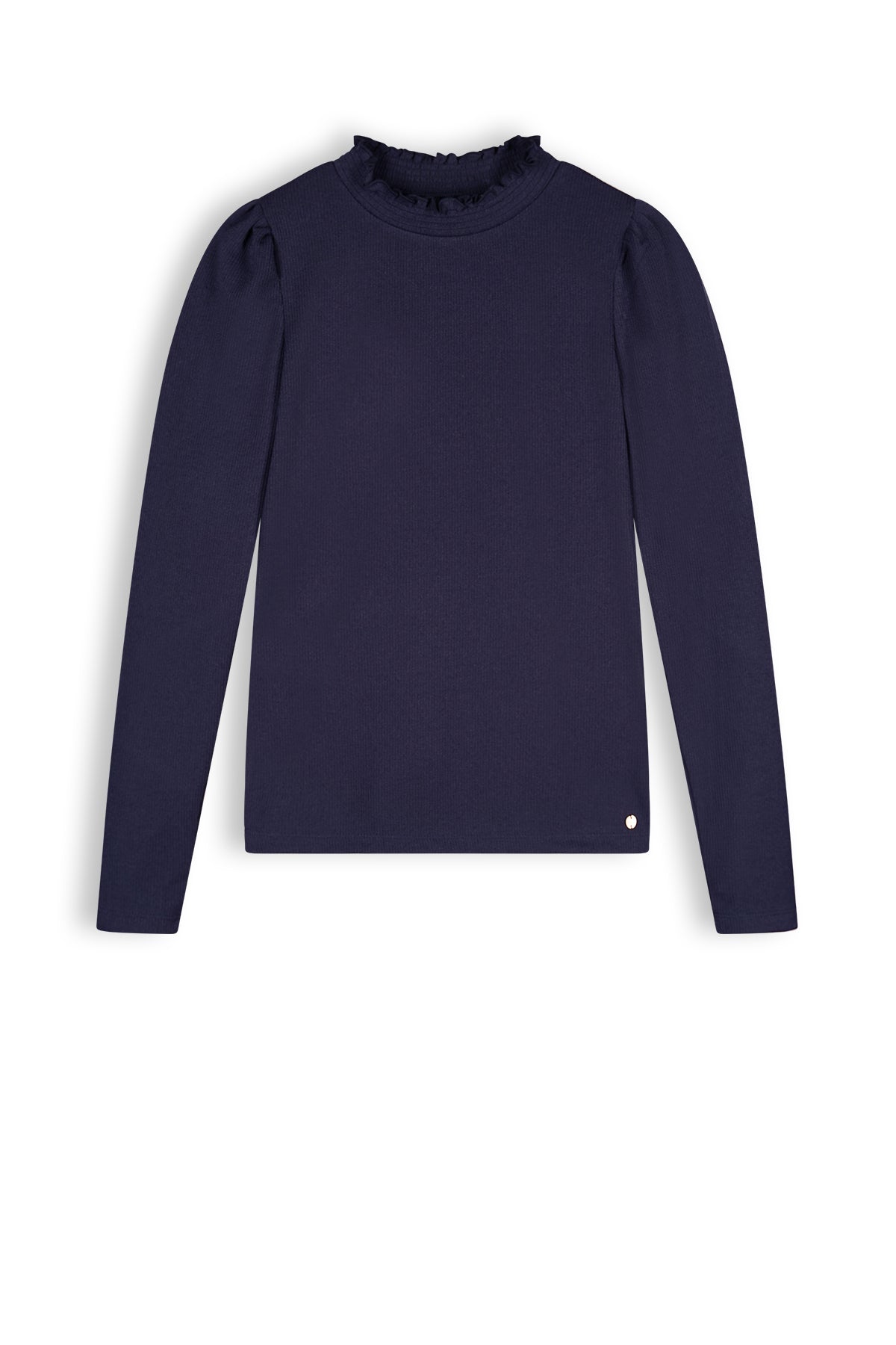 NoBell Kobus Girls Rib Jersey Tshirt Navy