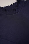 Meisjes Kobus Girls Rib Jersey Tshirt Navy van NoBell in de kleur Navy Blazer in maat 170-176.