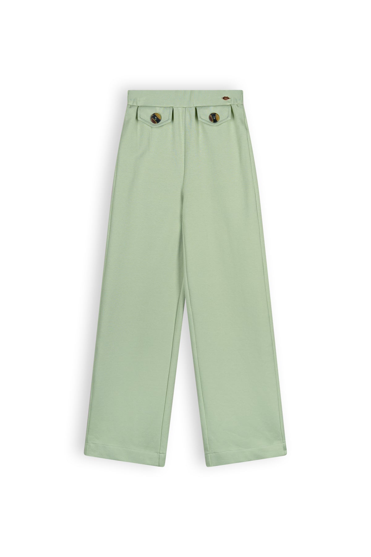 NoBell Sinua Girls Wide Leg Pants Jade Green
