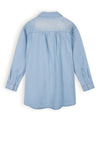NoBell Timmy Light Weight Denim Oversized Blouse
