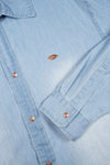 NoBell Timmy Light Weight Denim Oversized Blouse