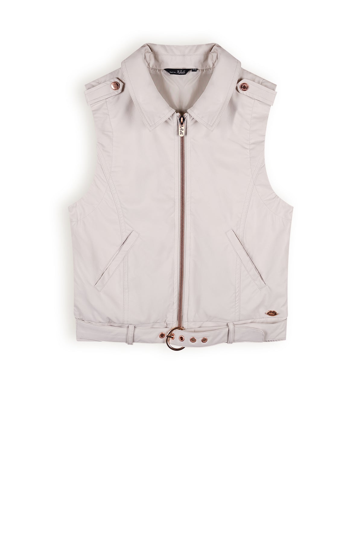 NoBell Bowie Fake Leather Biker Gilette