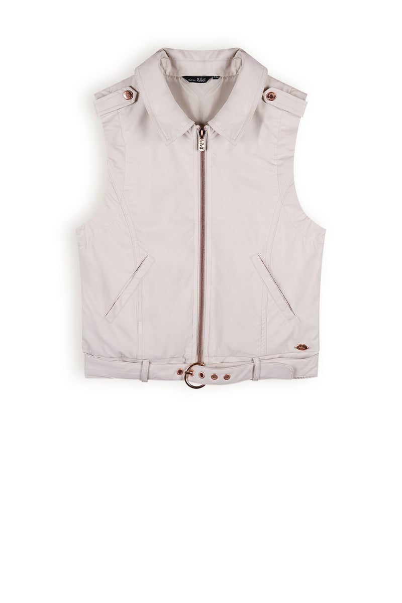 NoBell Bowie Fake Leather Biker Gilette