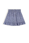 NoBell Ninez Denim Flower Skirt