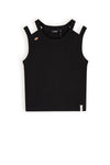 NoBell Kandy Rib Singlet With Open Shoulder