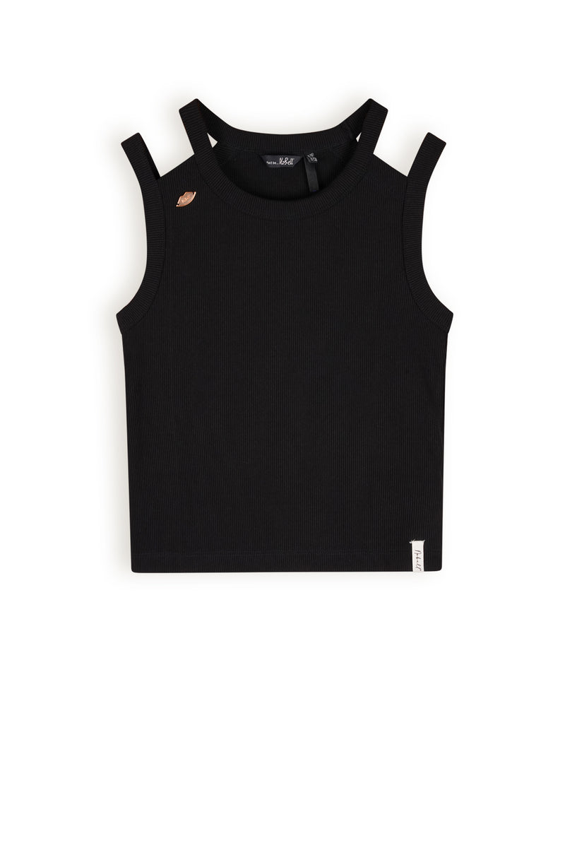 NoBell Kandy Rib Singlet With Open Shoulder