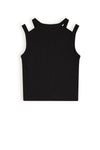 NoBell Kandy Rib Singlet With Open Shoulder