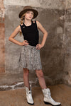 NoBell Kandy Rib Singlet With Open Shoulder