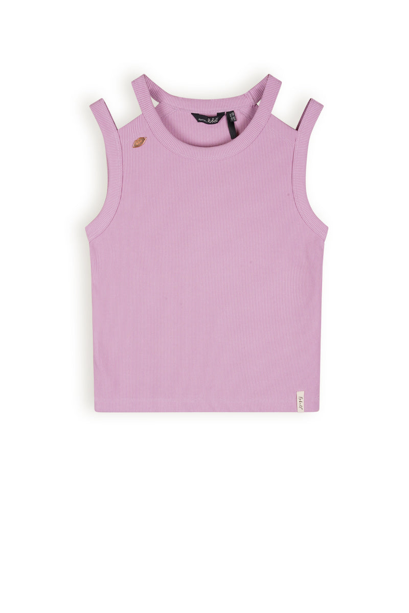 NoBell Kandy Rib Singlet With Open Shoulder