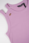 NoBell Kandy Rib Singlet With Open Shoulder