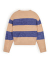 NoBell Kessy knitted colorblock croppepd sweater