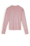 NoBell Krop Fine Rib cropped long sleeve top