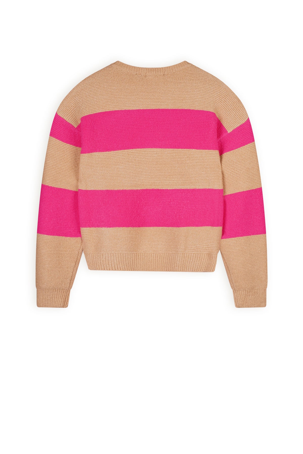 NoBell Kessy knitted colorblock croppepd sweater