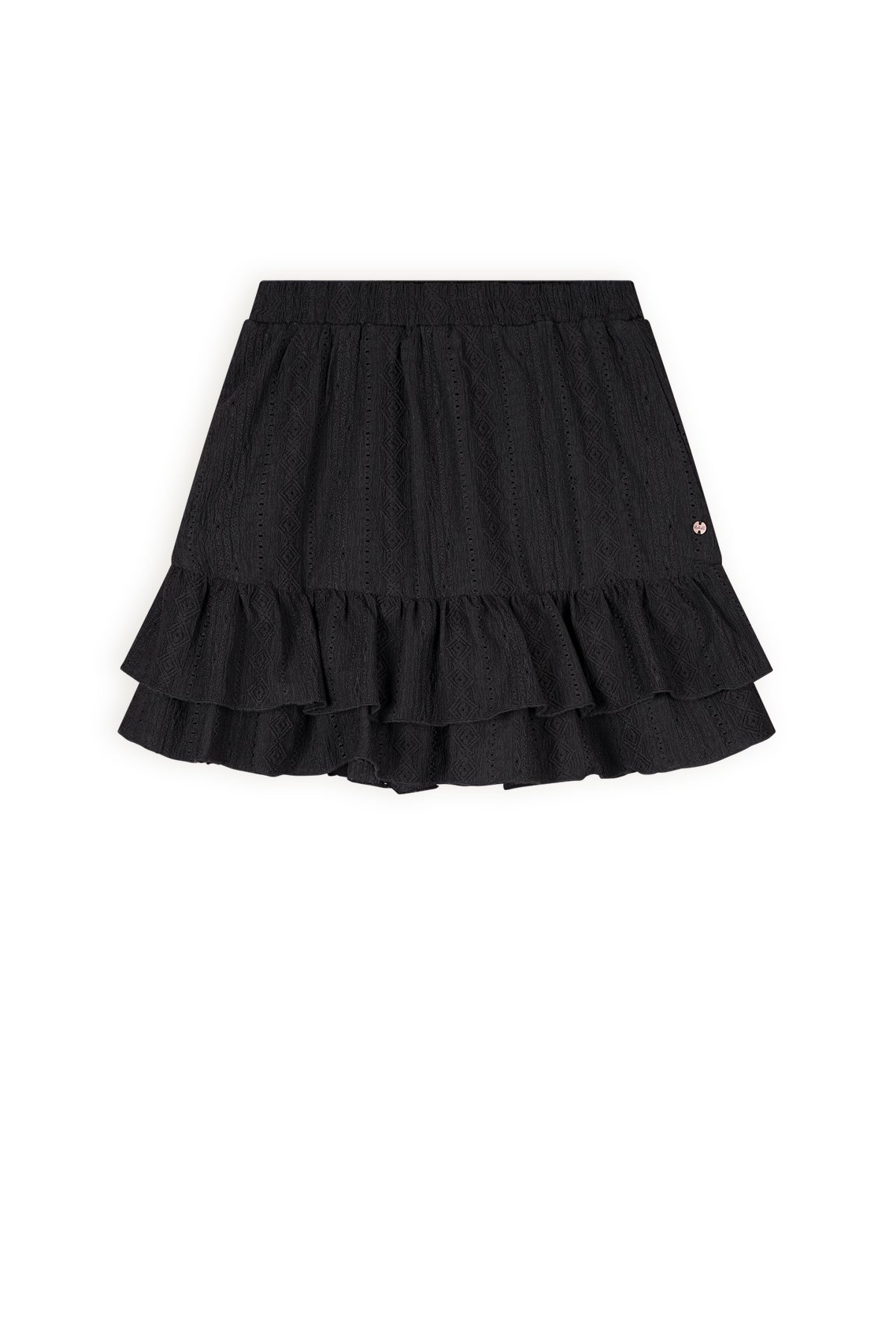 NoBell Naia lace jersey frill skirt