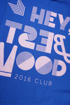 Meisjes Kase T-shirt with big print at back van NoBell in de kleur Nautical Blue in maat 146-152.