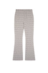 Meisjes Sady AOP Rib Jersey pants van NoBell in de kleur Pearled Ivory in maat 170-176.