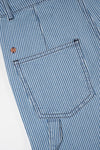 Meisjes Suca Striped Twill Carpenter Pants van NoBell in de kleur Nautical Blue in maat 170-176.
