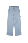 Meisjes Suca Striped Twill Carpenter Pants van NoBell in de kleur Nautical Blue in maat 170-176.