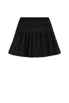 Meisjes Nika ruffled skirt van NoBell in de kleur Jet Black in maat 170-176.