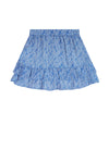 Meisjes Naia AOP Printed skirt van NoBell in de kleur Nautical Blue in maat 170-176.