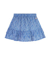 Meisjes Naia AOP Printed skirt van NoBell in de kleur Nautical Blue in maat 170-176.