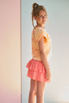 NoBell Nika smocked ruffled skirt