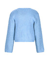 Meisjes Katy Nebs Yarn Knitted Cable sweater van NoBell in de kleur Bright Sky in maat 170-176.
