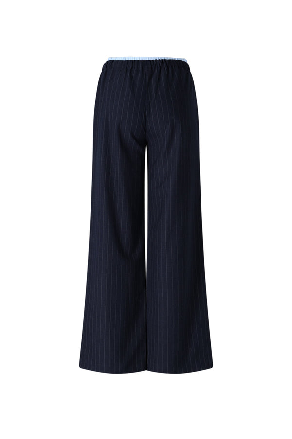 NoBell Sub Wide Leg Pinstripe Pants