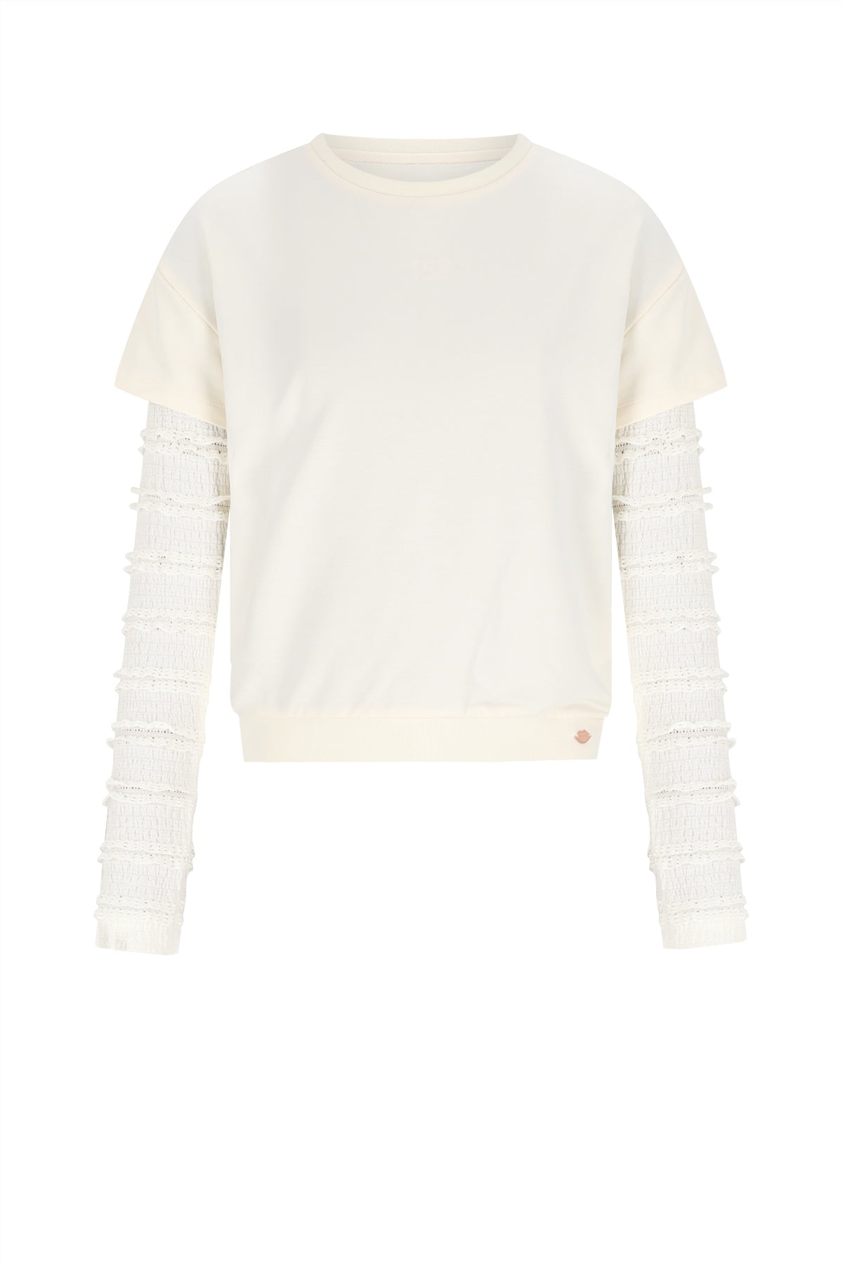 NoBell Kase Sweat Top with contrast Jersey sleeves