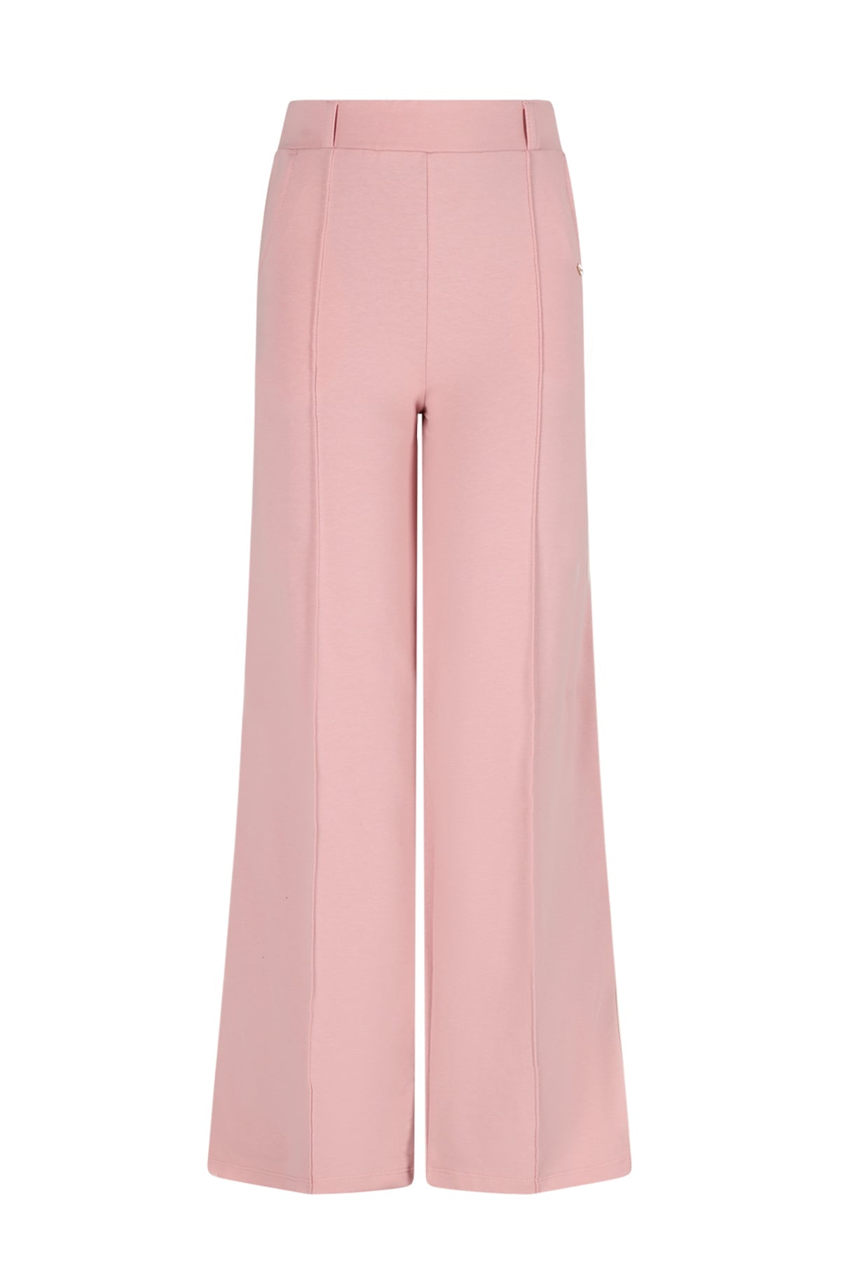 Meisjes Salet Palazzo Pants with contrast stripes van NoBell in de kleur Vintage Rose in maat 176.