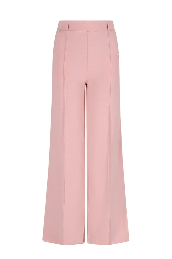 Meisjes Salet Palazzo Pants with contrast stripes van NoBell in de kleur Vintage Rose in maat 176.