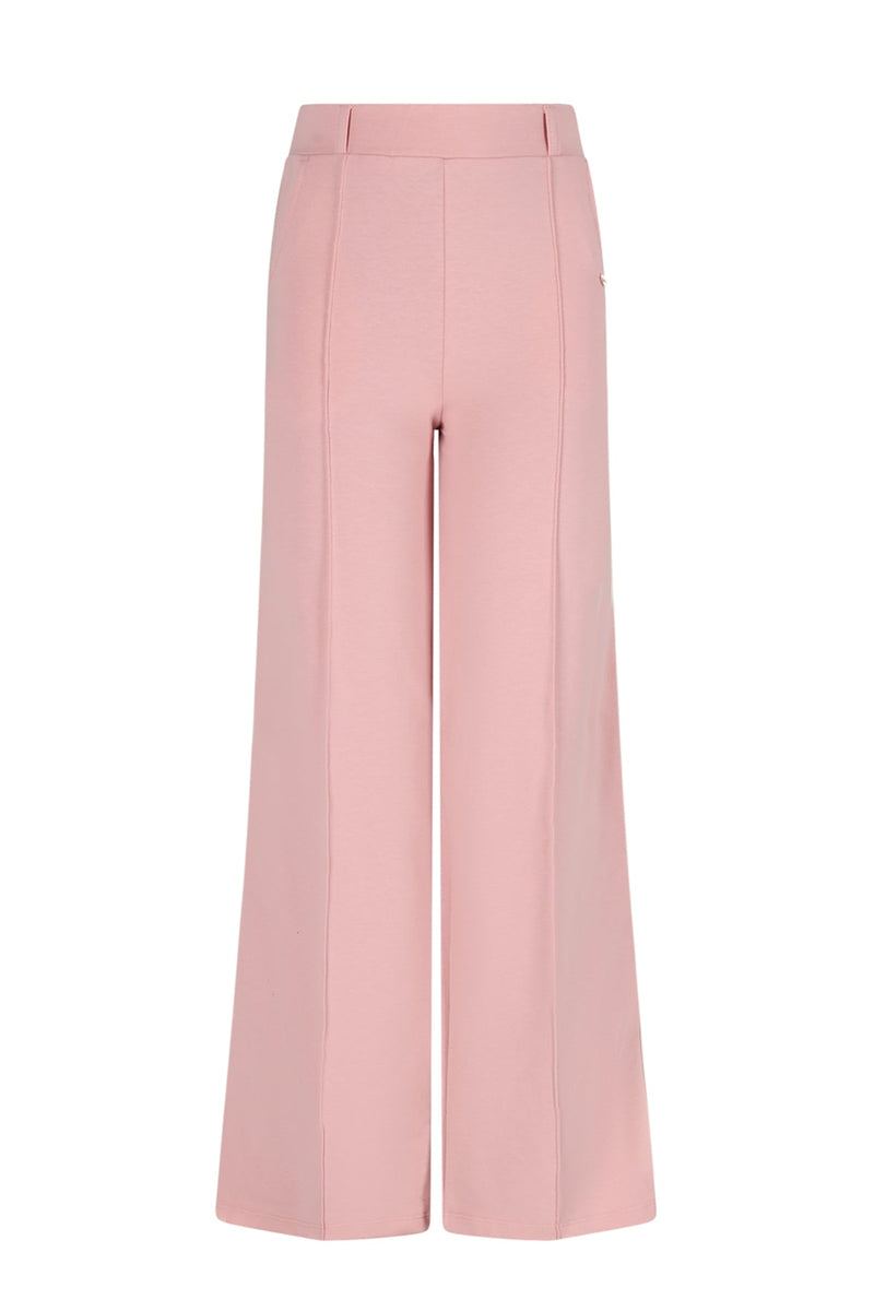 Meisjes Salet Palazzo Pants with contrast stripes van NoBell in de kleur Vintage Rose in maat 176.