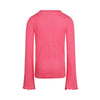 Meisjes T-shirt ls van No Way Monday in de kleur Fuchsia in maat 164.