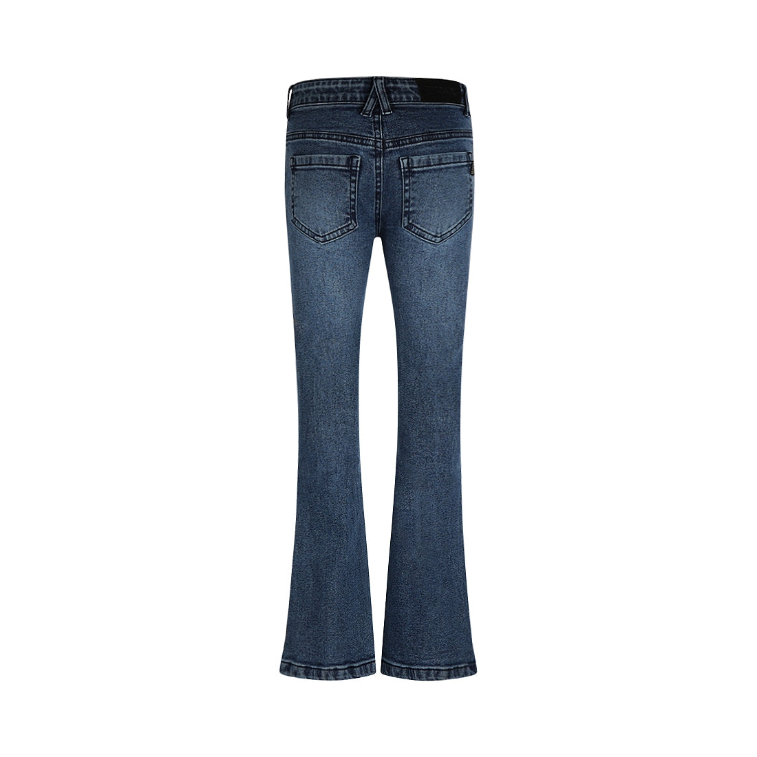 Meisjes Jeans flared van No Way Monday in de kleur Blue jeans in maat 164.