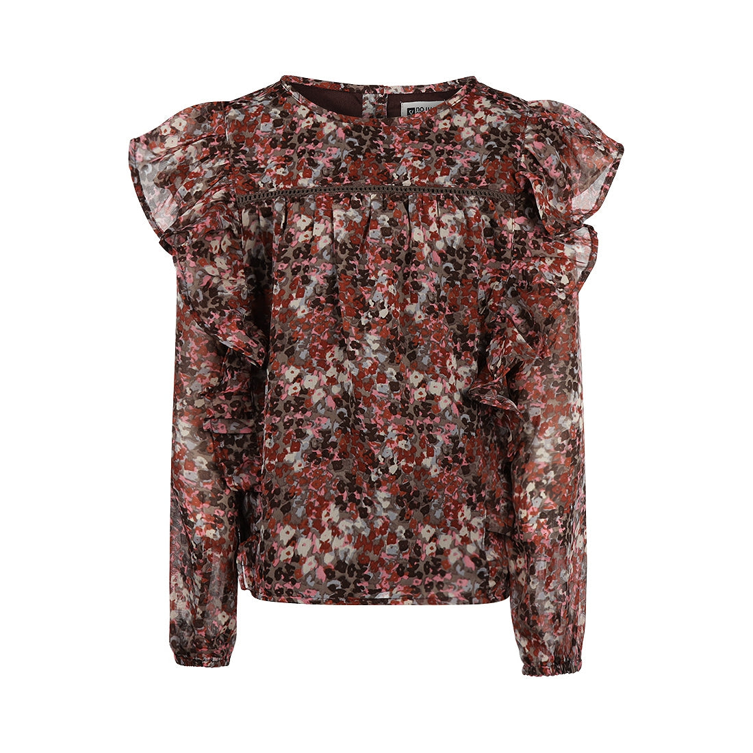 Meisjes Blouse ls van No Way Monday in de kleur Multi colour in maat 164.