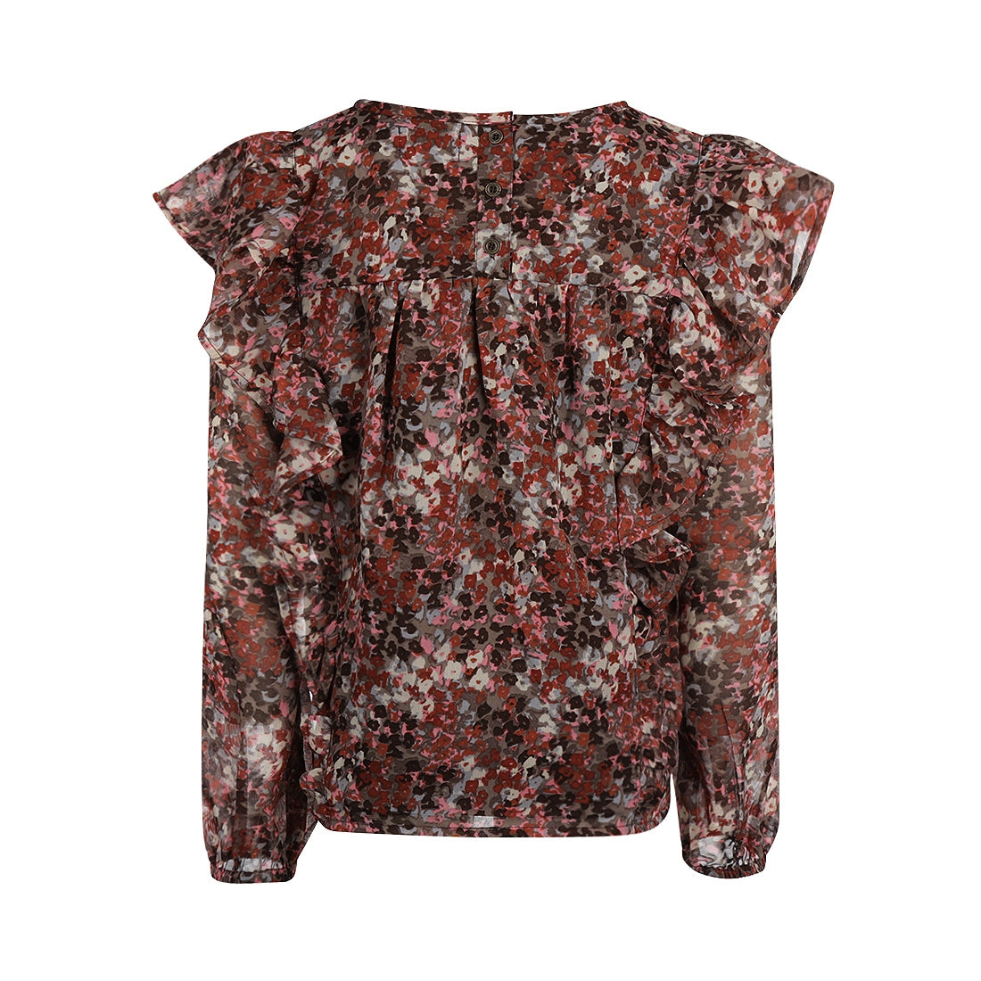 Meisjes Blouse ls van No Way Monday in de kleur Multi colour in maat 164.