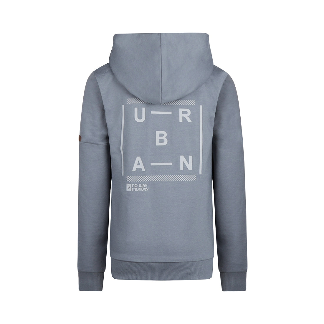 Jongens Sweater with hood van No Way Monday in de kleur Faded blue in maat 164.