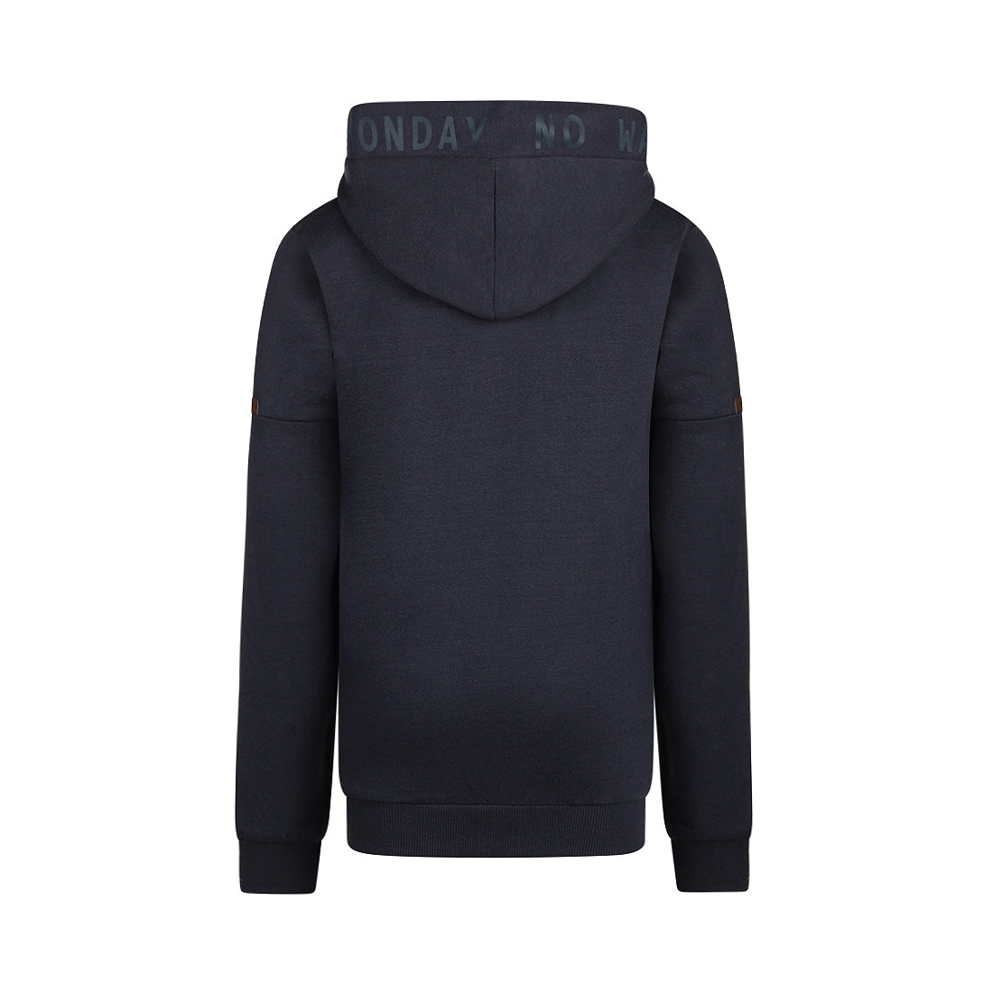 Jongens Sweater with hood van No Way Monday in de kleur Navy in maat 164.