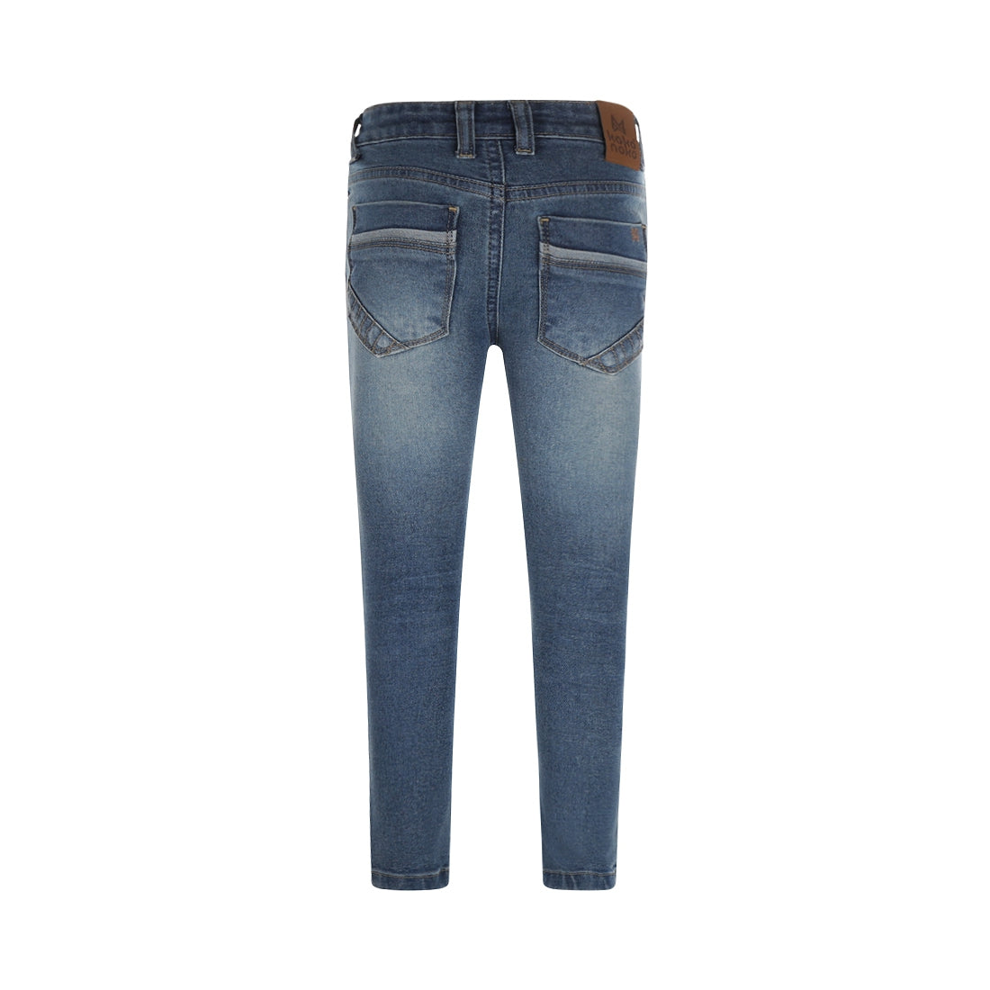 Jongens Jeans skinny van Koko Noko in de kleur Blue jeans in maat 128.