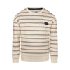 Jongens Sweater with crewneck van Koko Noko in de kleur  Off white in maat 128.