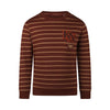 Jongens Sweater with crewneck van Koko Noko in de kleur Dark red in maat 128.