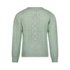 Meisjes Sweater dropped shoulder van Koko Noko in de kleur Light aqua in maat 128.