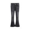 Meisjes Jeans flared van Koko Noko in de kleur Grey jeans in maat 128.