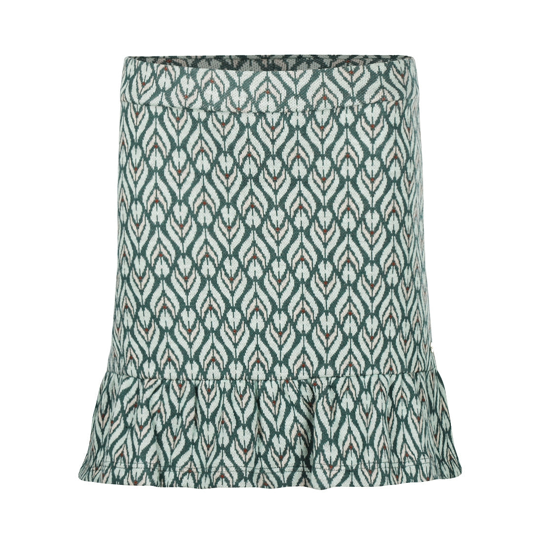 Meisjes Skirt van Koko Noko in de kleur Light aqua in maat 128.