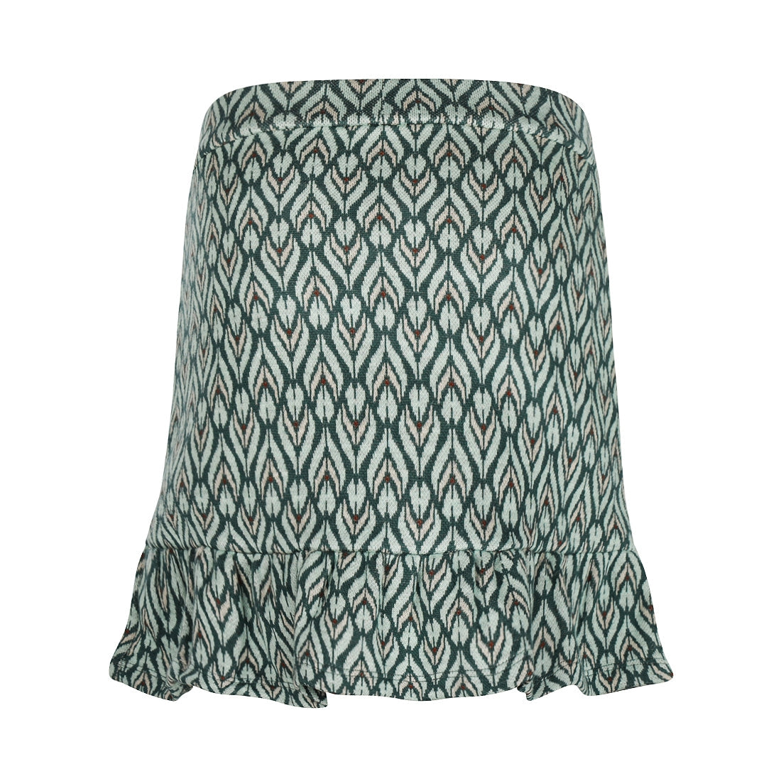 Meisjes Skirt van Koko Noko in de kleur Light aqua in maat 128.