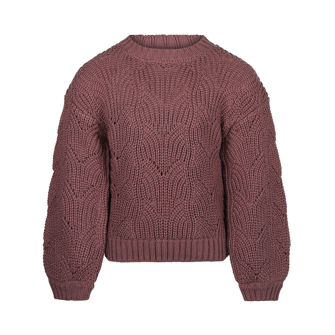 Meisjes Sweater dropped shoulder van Koko Noko in de kleur Purple in maat 128.